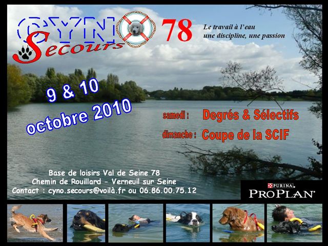Affiche concours cyno-secours 2010